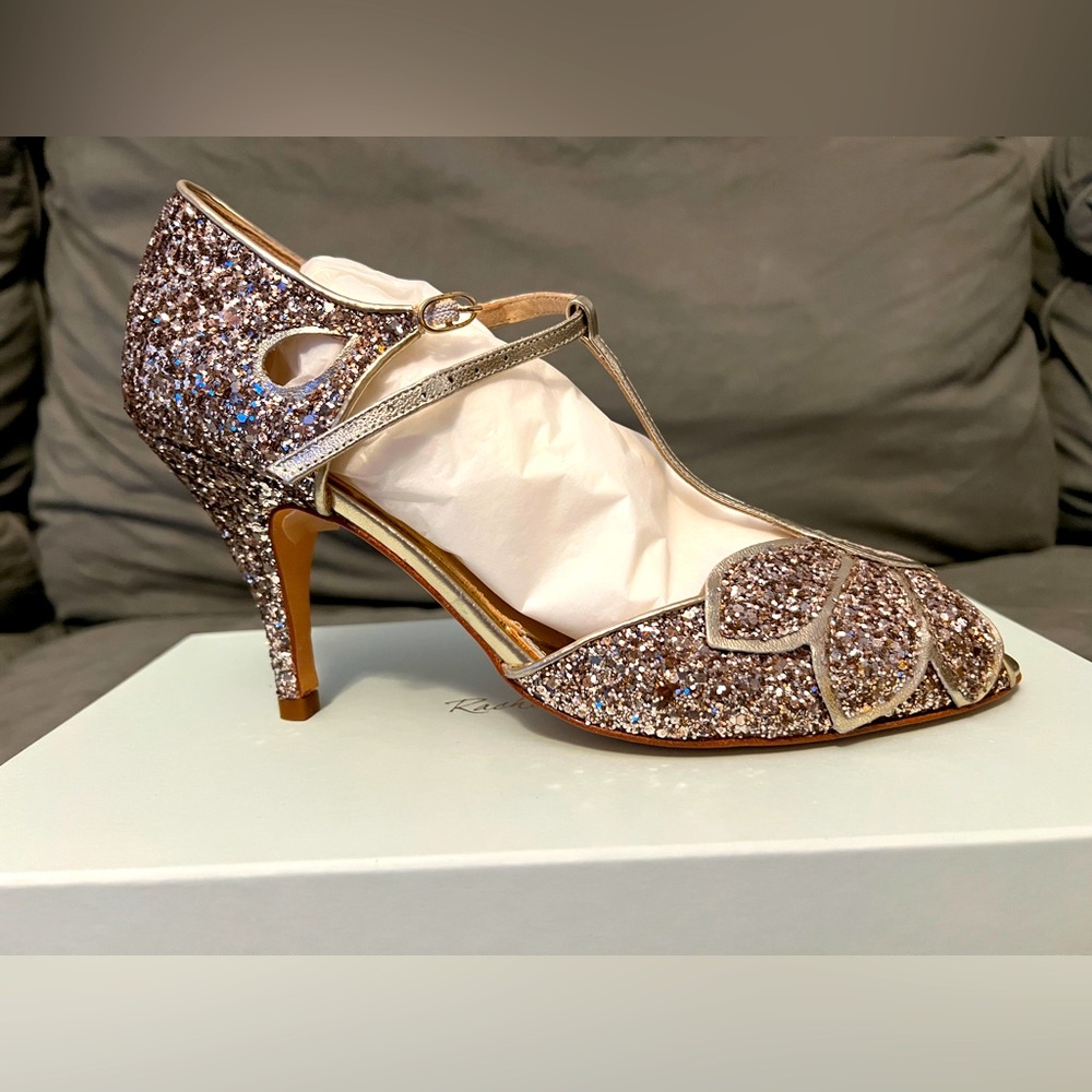 Rachel Simpson Mimosa Heels Size 41 -BRAND NEW NEVER WORN